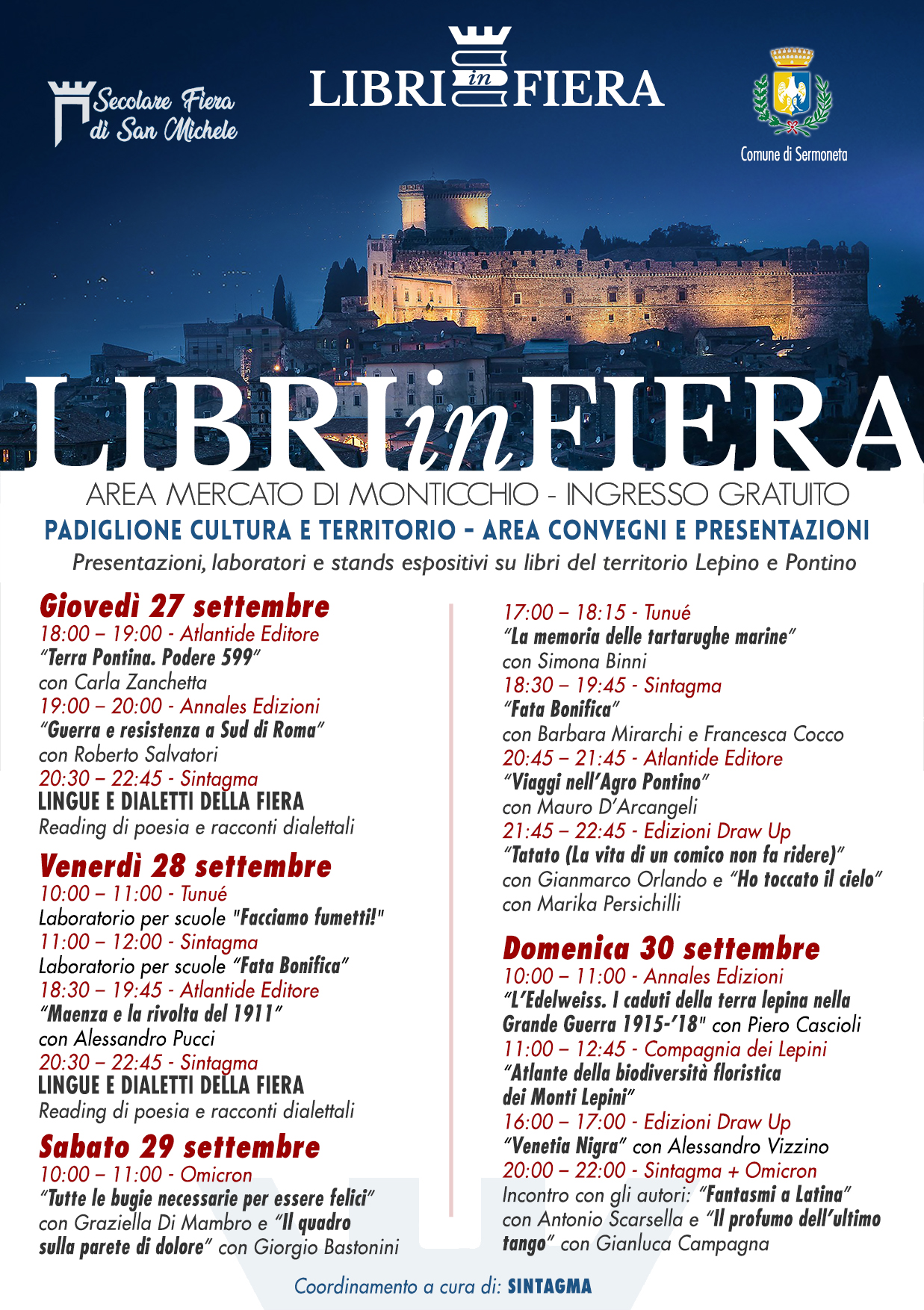 Libri in Fiera - locandina programma