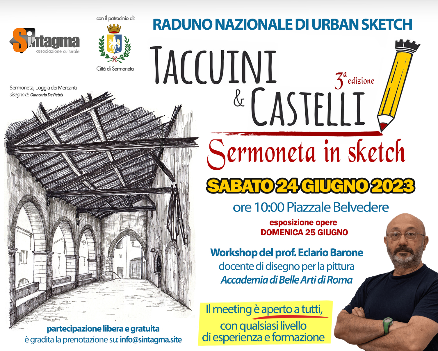 Locandina Taccuini e Castelli 2023